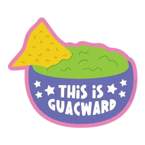 Pipsticks Vinyl Sticker This is Guacward