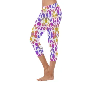 Pretty Leopard Capri Leggings up to 5 XL