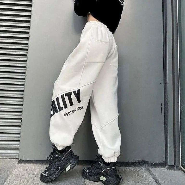 "Reality" Sweatpants With Loose Fit