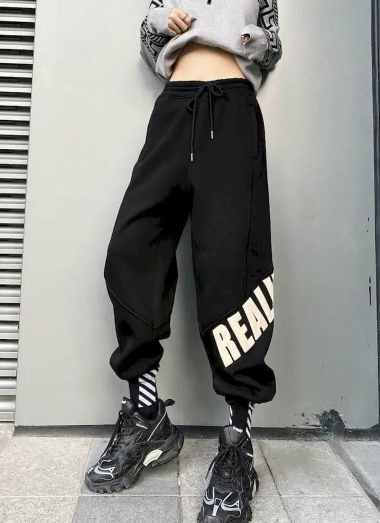 "Reality" Sweatpants With Loose Fit