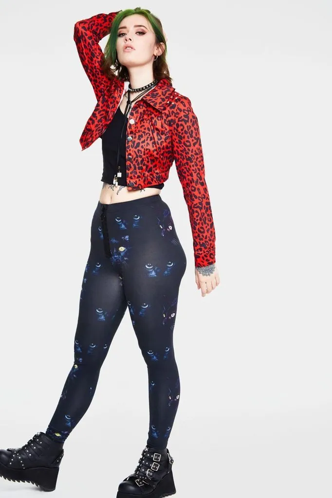 Red Leopard Print Jacket