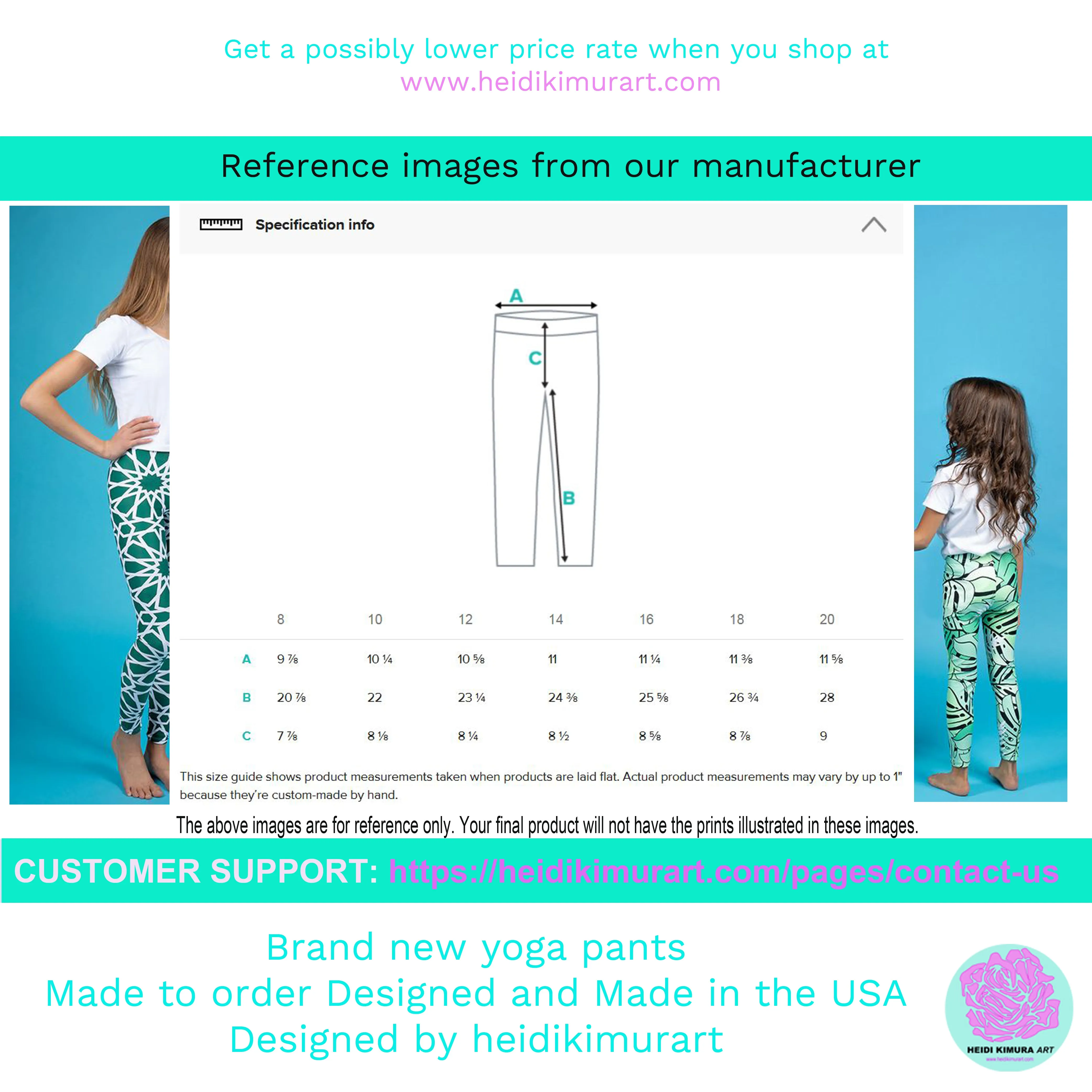 Red Leopard Youth Tights, Animal Print Premium Youth Gym Cute Comfy Leggings - Made in USA/EU