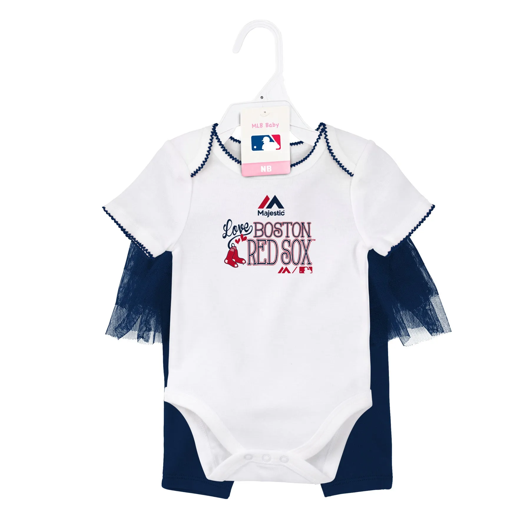 Red Sox Baby Girl Creeper and Tutu Leggings