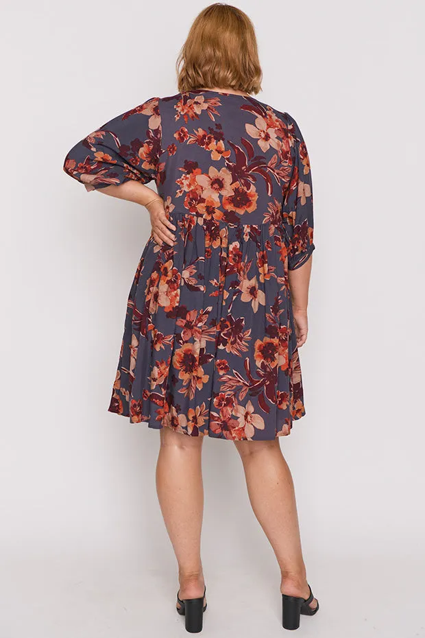 Rhonda Wall Flower Dress