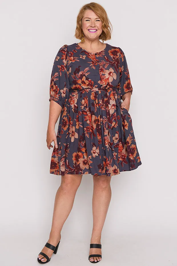 Rhonda Wall Flower Dress
