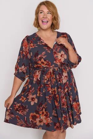 Rhonda Wall Flower Dress