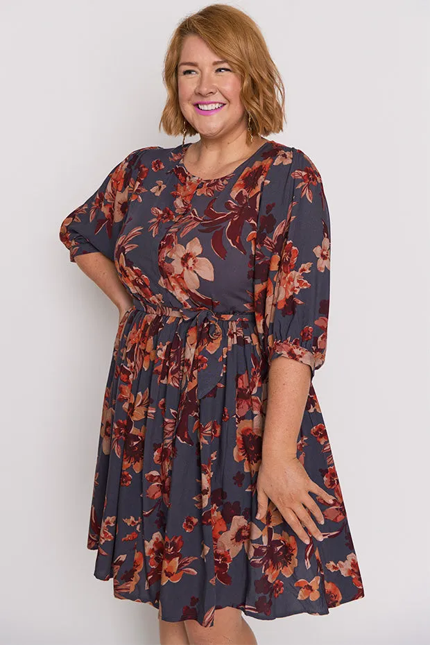 Rhonda Wall Flower Dress