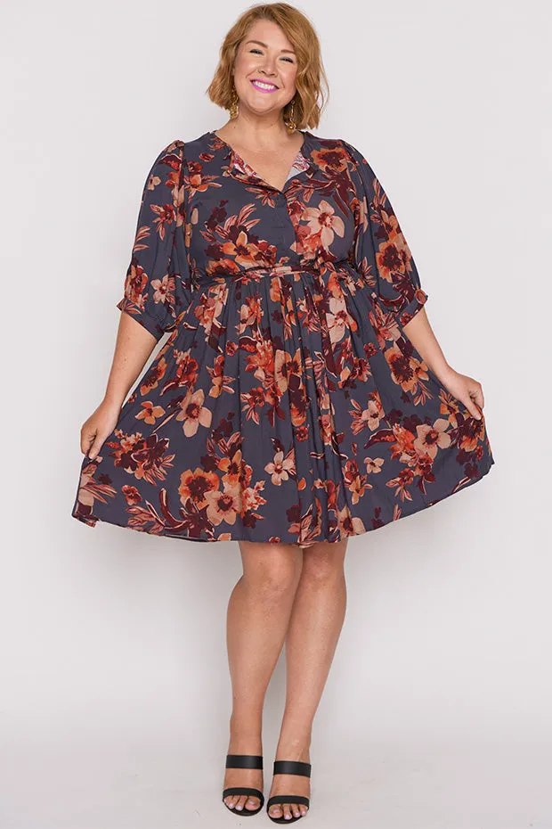 Rhonda Wall Flower Dress