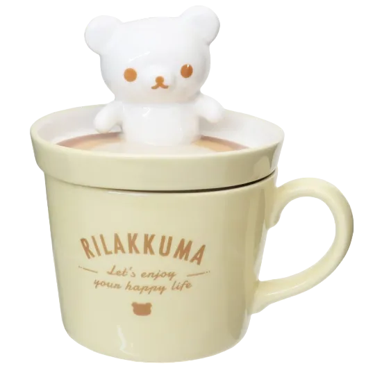 San-x Rilakkuma Cafe, Latte Art Mug