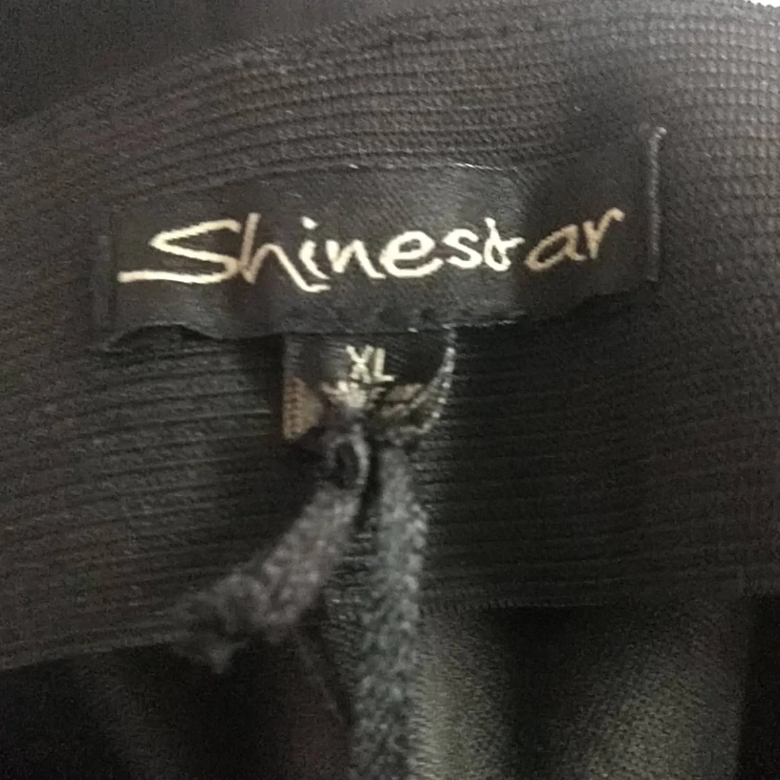 Shinestar Faux Leather Pants with side Panel XL
