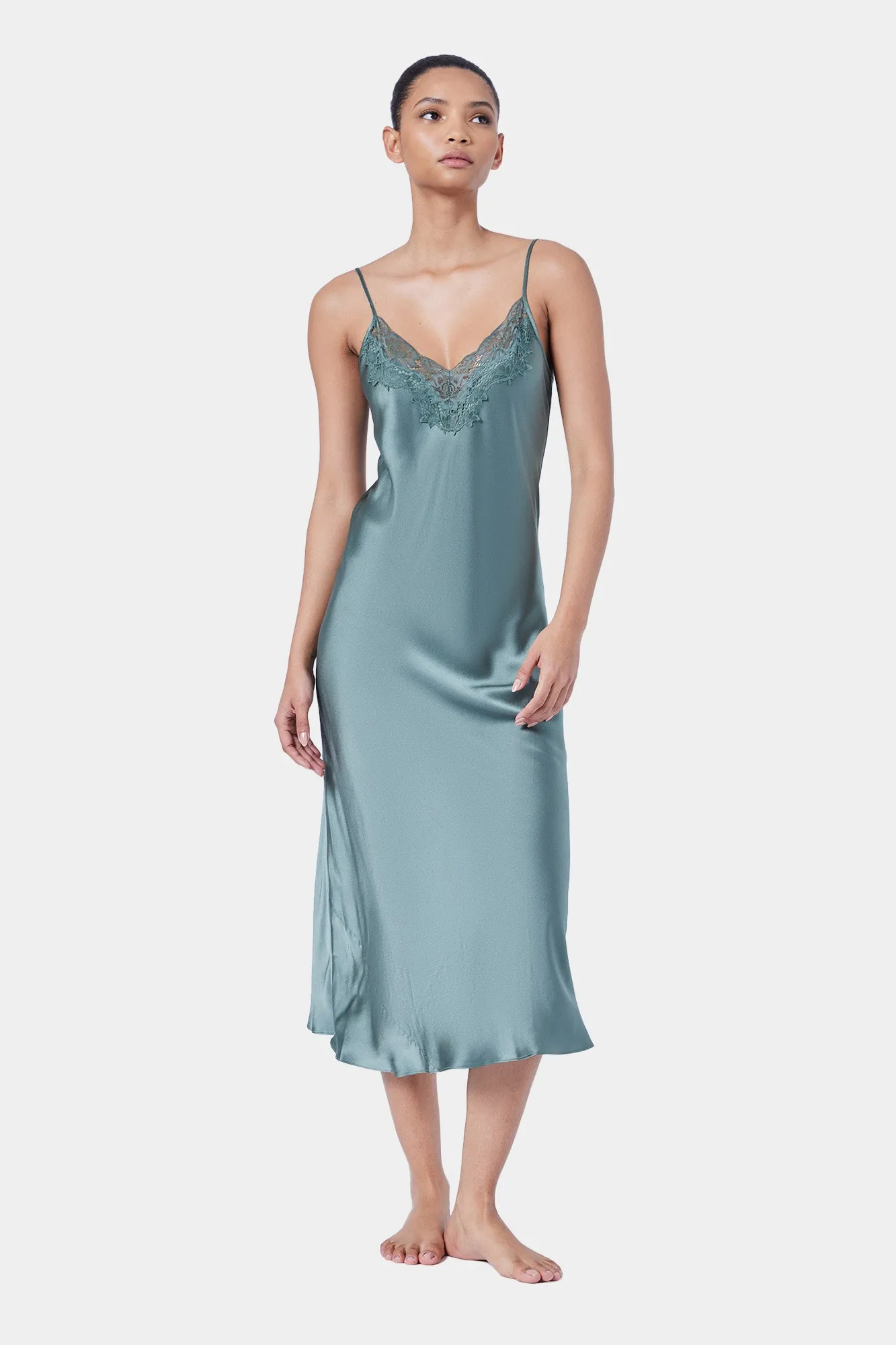 Silk Lace Slip