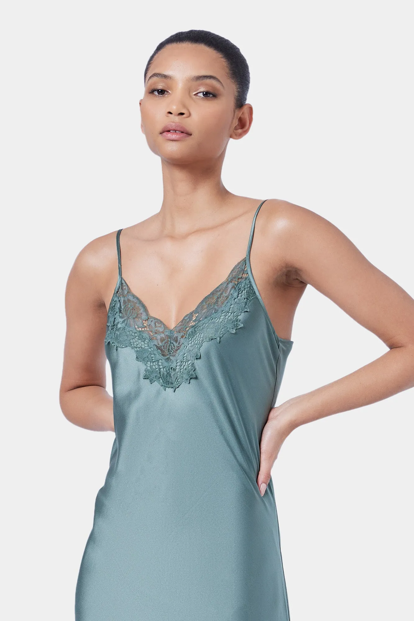 Silk Lace Slip
