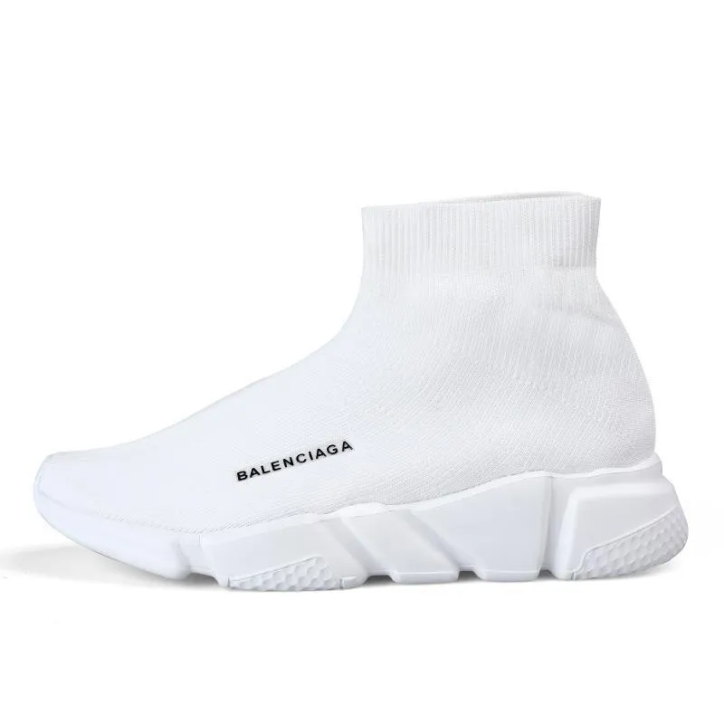 Socks Shoes Breathable Mesh Middle Top Outdoor Sports Men's Shoes