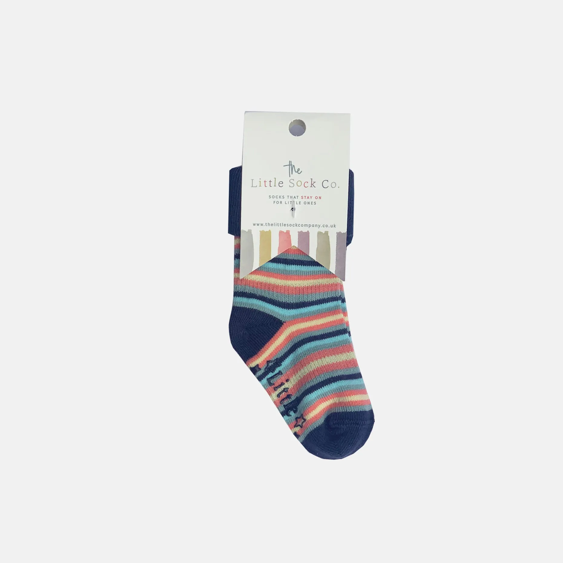 Talipes (clubfoot) Boots and Bar Socks (6 months - 7 years) - Non-Slip   Stay On Baby and Toddler Socks - 3 Pack in Smarty Stripe