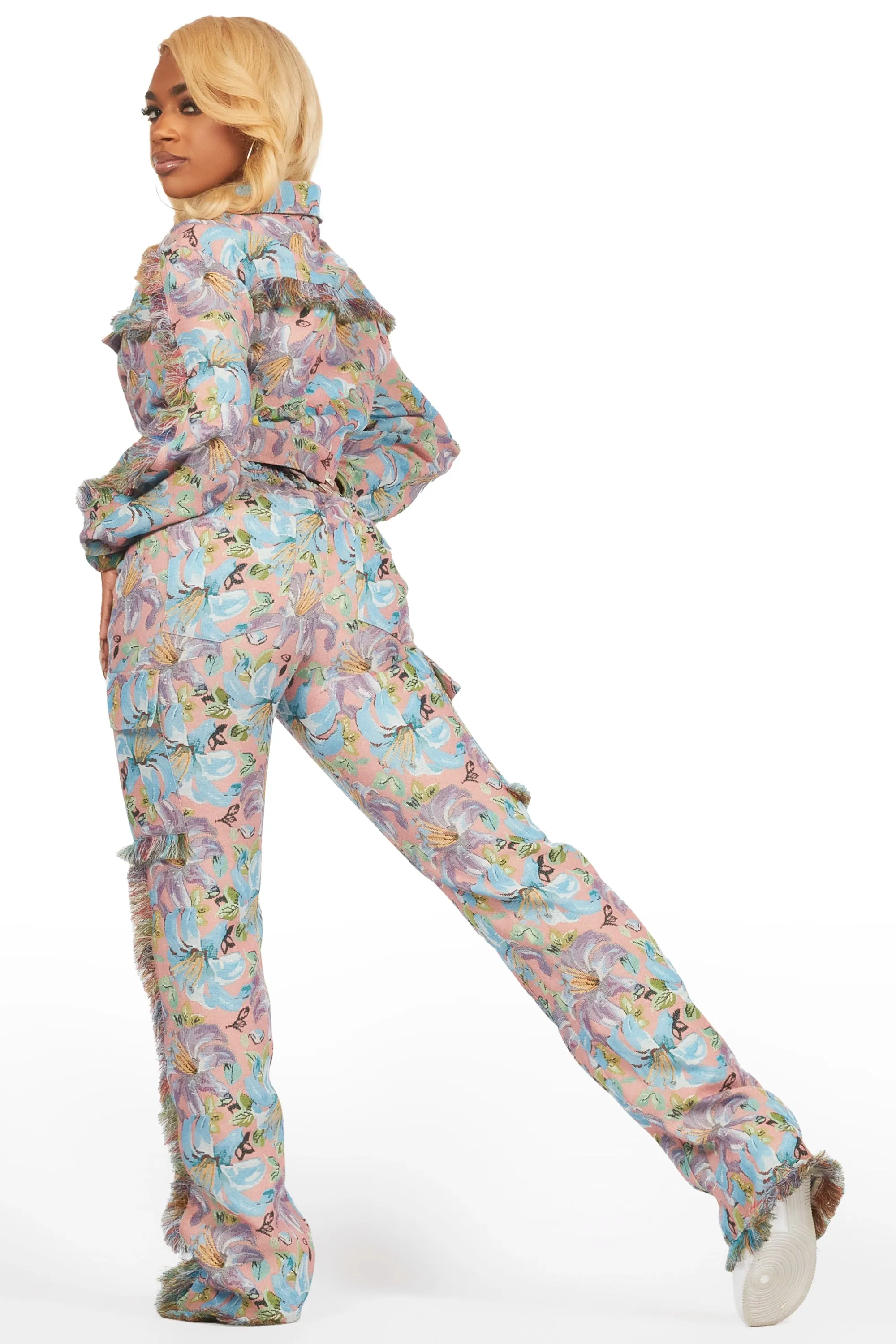 Tykima Pink Tapestry Jacket