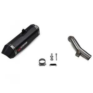 Versys 1000 / SE / Tourer / GT Serket Parallel Slip-on Black Ceramic 19-23 (RKA132BCER)