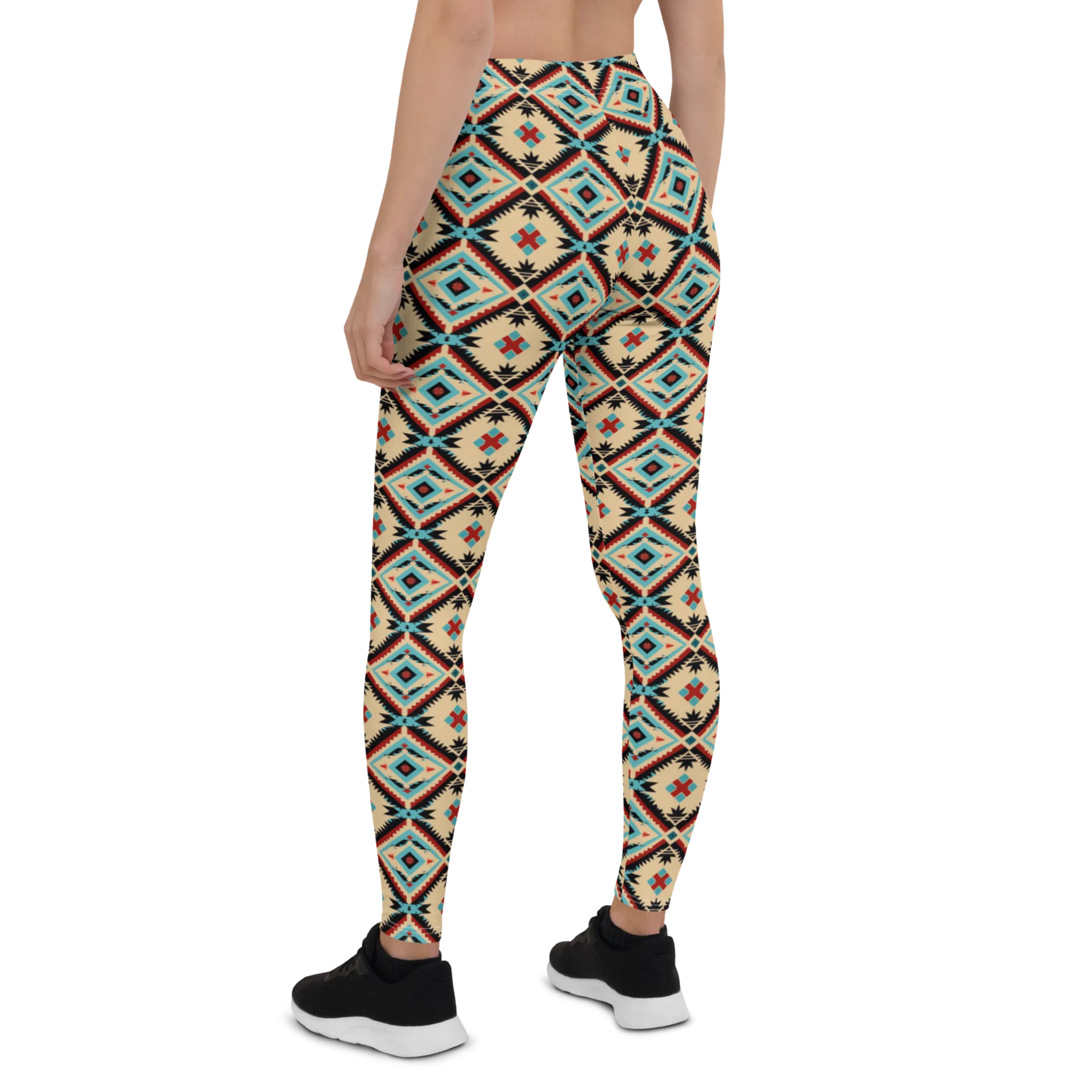 Water Tribal Pattern Leggings