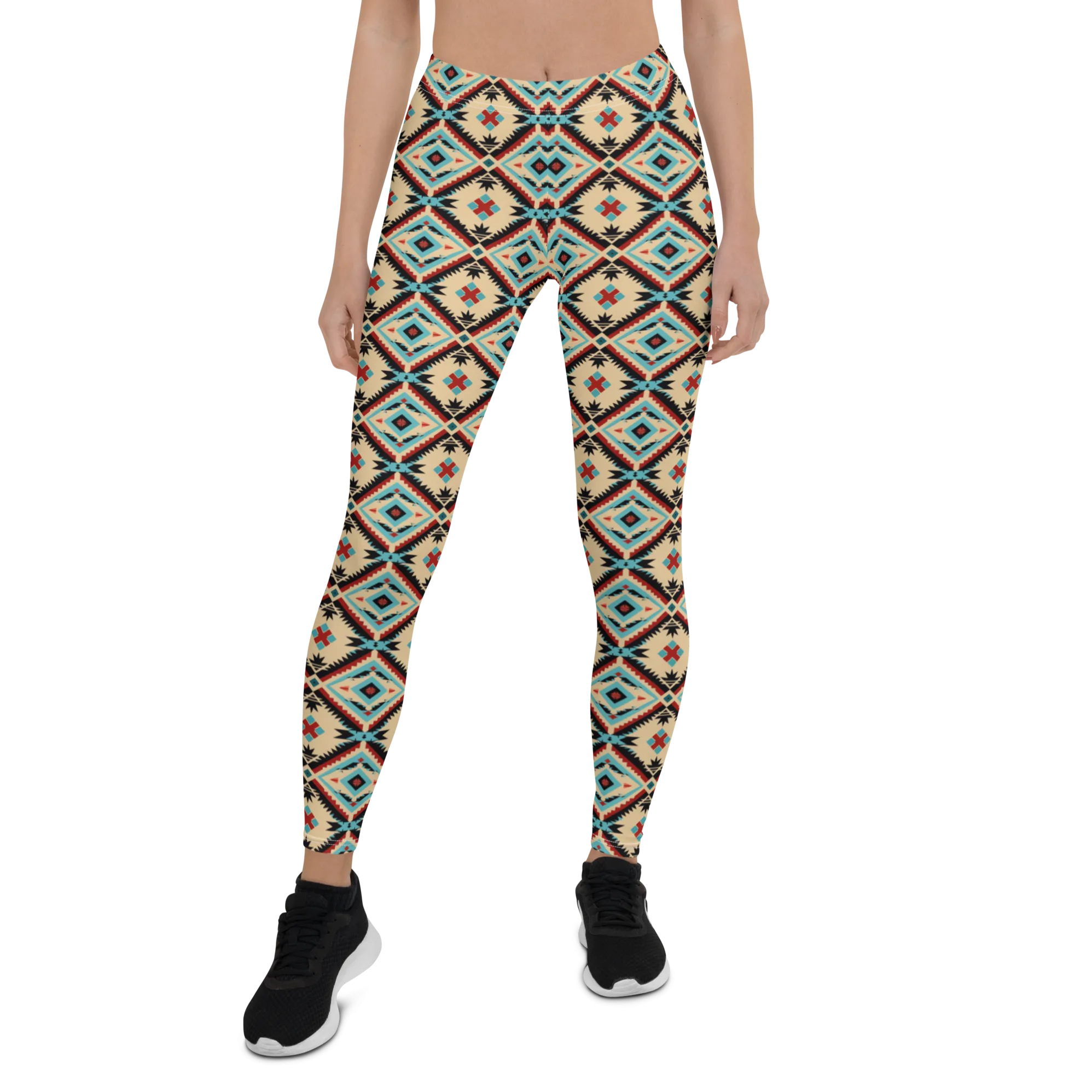 Water Tribal Pattern Leggings