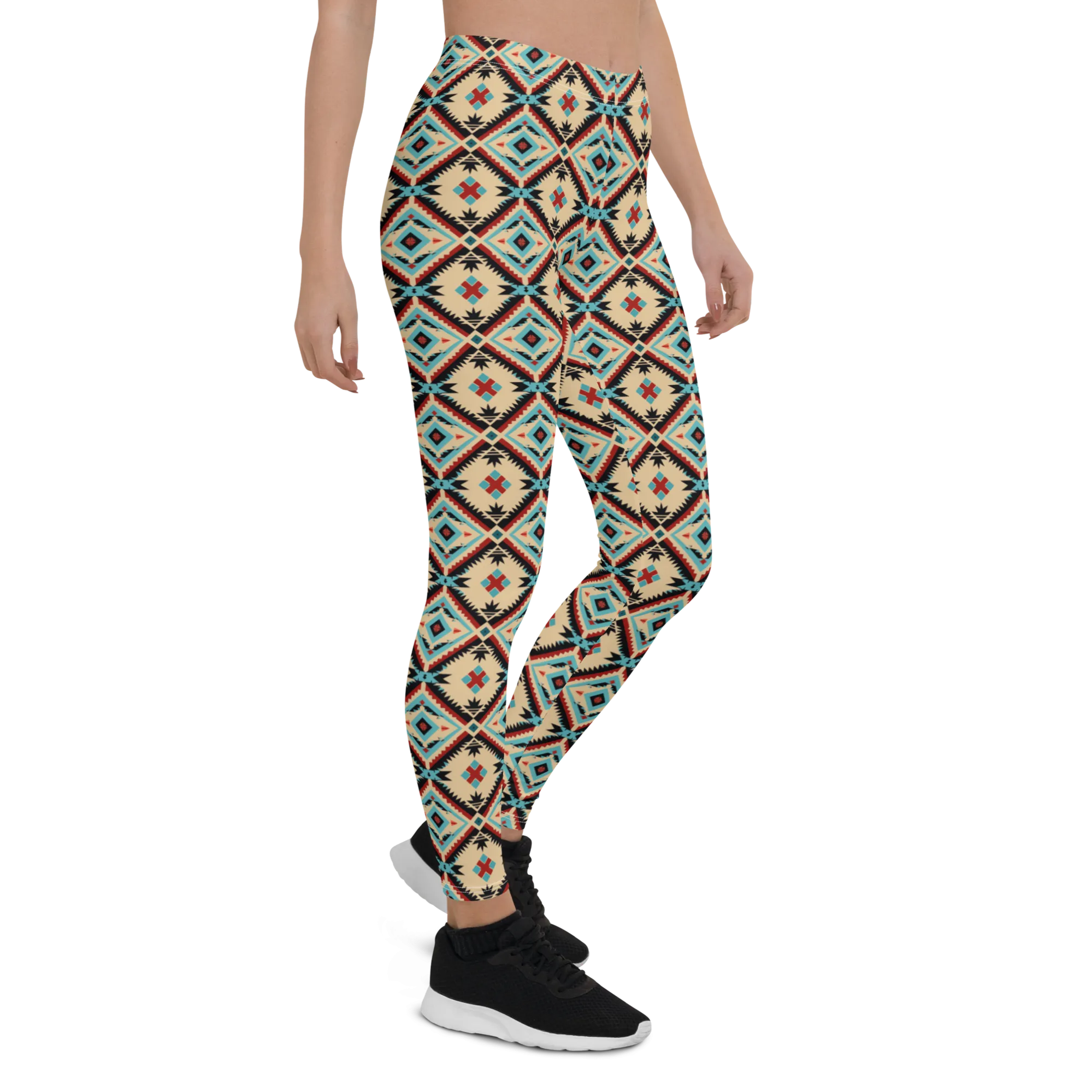 Water Tribal Pattern Leggings