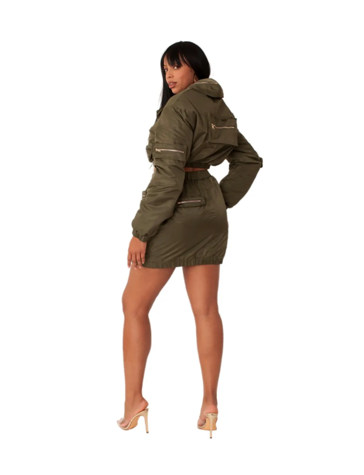 What a girl want cropped jacket