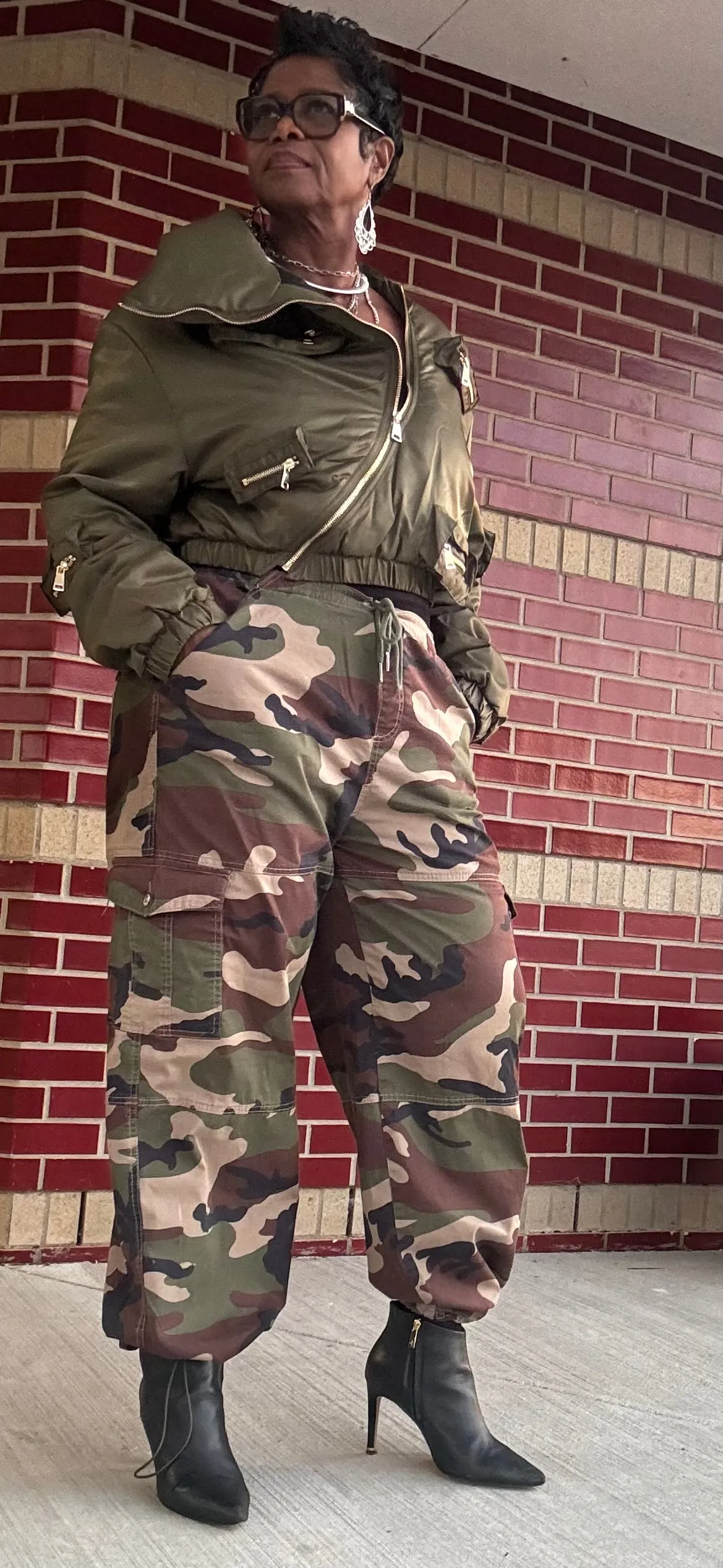 What a girl want cropped jacket