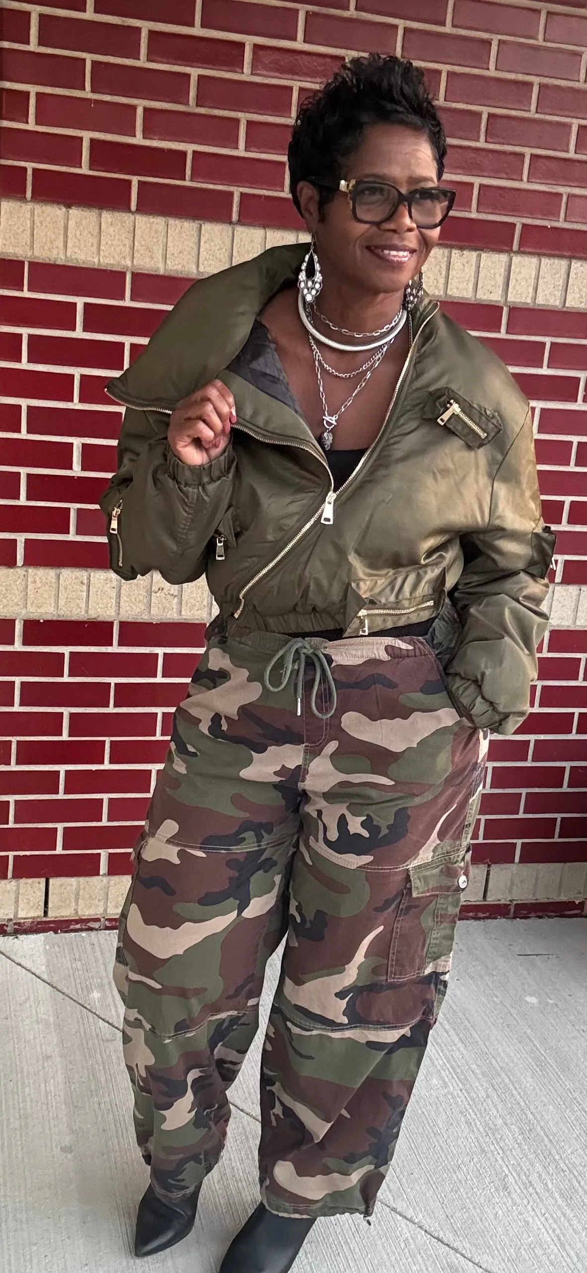 What a girl want cropped jacket